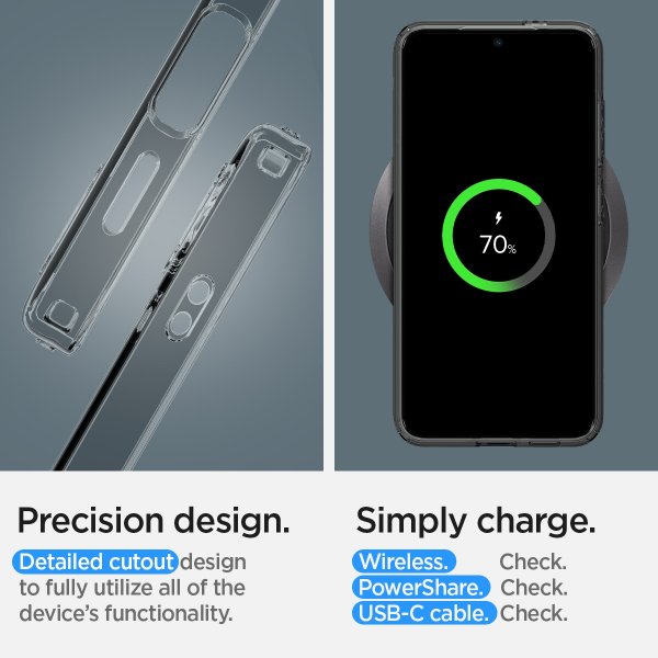 Spigen Samsung Galaxy S24 Cover Liquid Crystal Space Crystal