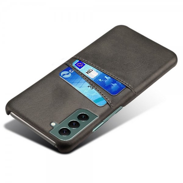 Samsung Galaxy S24 Cover med to Kortlommer Sort