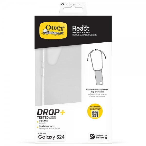 Otterbox Samsung Galaxy S24 Skal React Necklace Transparent