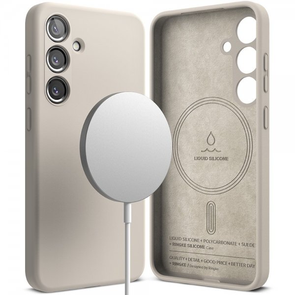 Ringke Samsung Galaxy S24 Cover Silikone Magnetic Stone