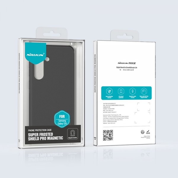 Nillkin Samsung Galaxy S24 Cover Super Frosted Shield Pro MagSafe Sort