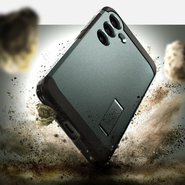 Spigen Samsung Galaxy S24 Cover Tough Armor Abyss Green