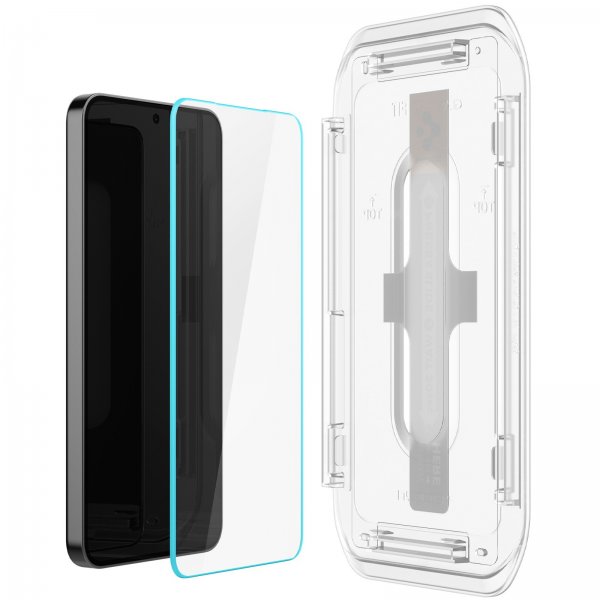 Spigen Samsung Galaxy S24/Galaxy S25 Skærmbeskyttelse GLAS.tR EZ Fit 2-pak