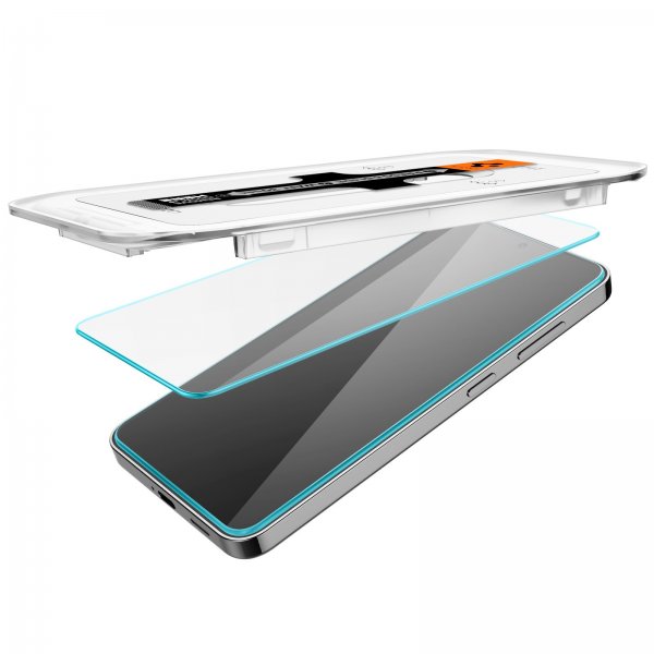 Spigen Samsung Galaxy S24/Galaxy S25 Skærmbeskyttelse GLAS.tR EZ Fit 2-pak