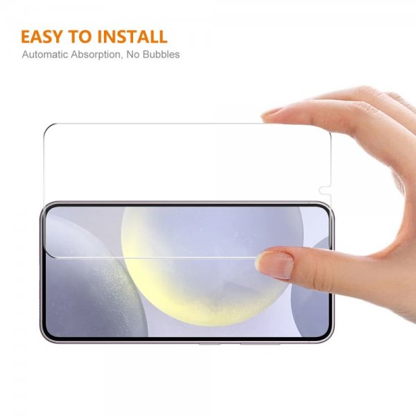 Enkay Samsung Galaxy S24 Skærmbeskyttelse med Monteringsramme Easy Install