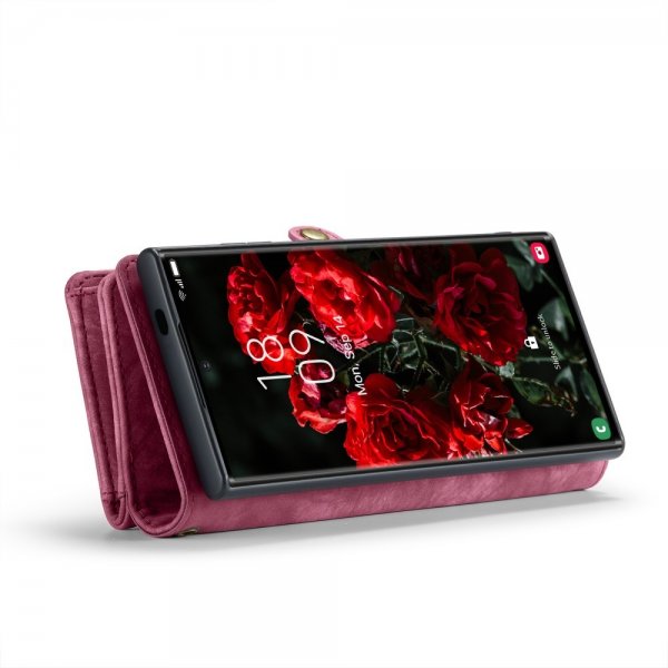 CaseMe Samsung Galaxy S24 Ultra Cover 008 Series Aftageligt Cover Rød