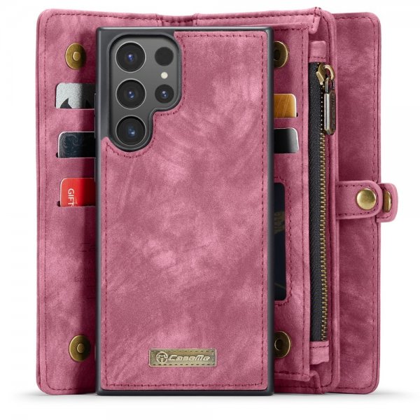 CaseMe Samsung Galaxy S24 Ultra Cover 008 Series Aftageligt Cover Rød