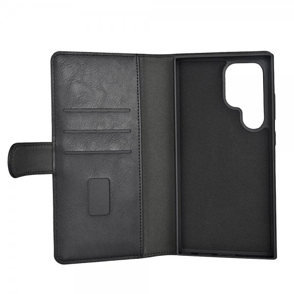 Gear Samsung Galaxy S24 Ultra Cover 3 Kortpladser Aftagelig Skal Sort