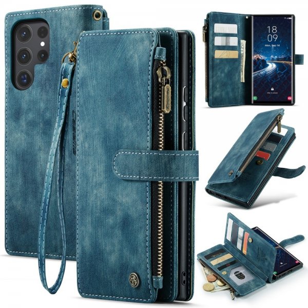 CaseMe Samsung Galaxy S24 Ultra Cover C30 Series Blå