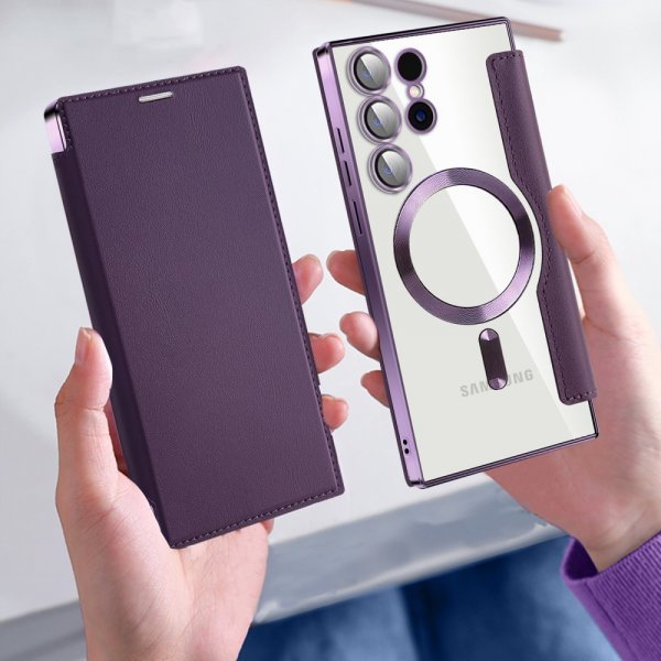 Samsung Galaxy S24 Ultra Cover MagSafe Lilla
