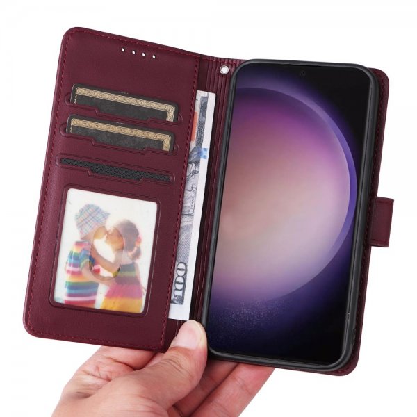 Betopnice Samsung Galaxy S24 Ultra Cover med Aftageligt Skal 005 Rød