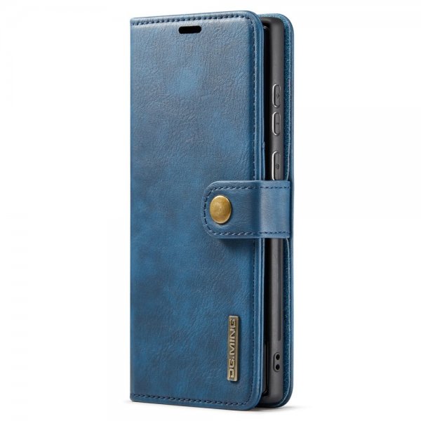 Dg.Ming Samsung Galaxy S24 Ultra Etui med Aftageligt Cover Blå