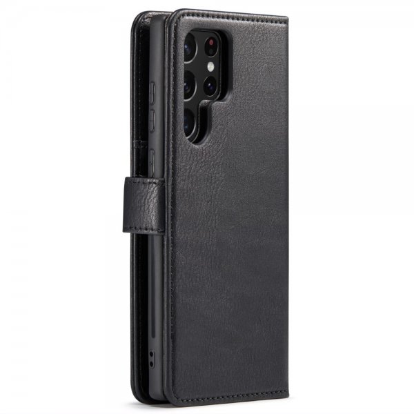 Dg.Ming Samsung Galaxy S24 Ultra Cover med Aftageligt Cover Sort