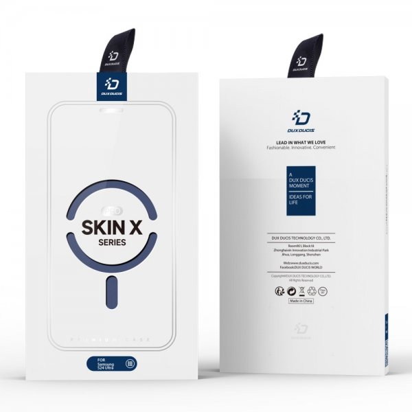 Dux Ducis Samsung Galaxy S24 Ultra Cover Skin X Pro Series Kickstand MagSafe Blå