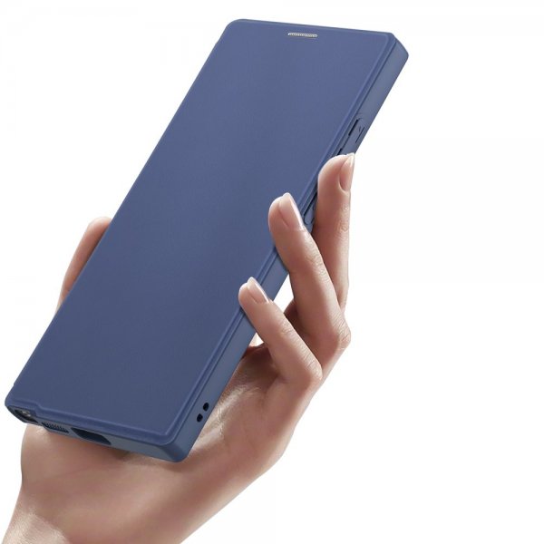 Dux Ducis Samsung Galaxy S24 Ultra Cover Skin X Pro Series Kickstand MagSafe Blå