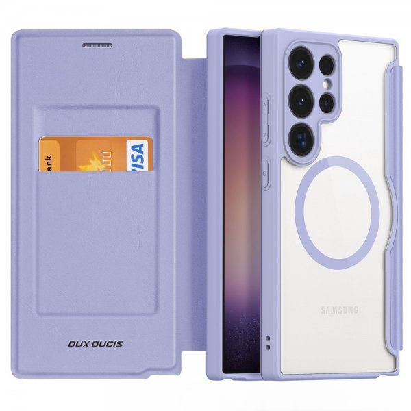 Dux Ducis Samsung Galaxy S24 Ultra Cover Skin X Pro Series MagSafe Lilla