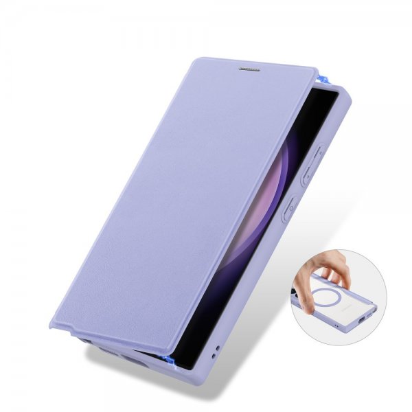 Dux Ducis Samsung Galaxy S24 Ultra Cover Skin X Pro Series MagSafe Lilla