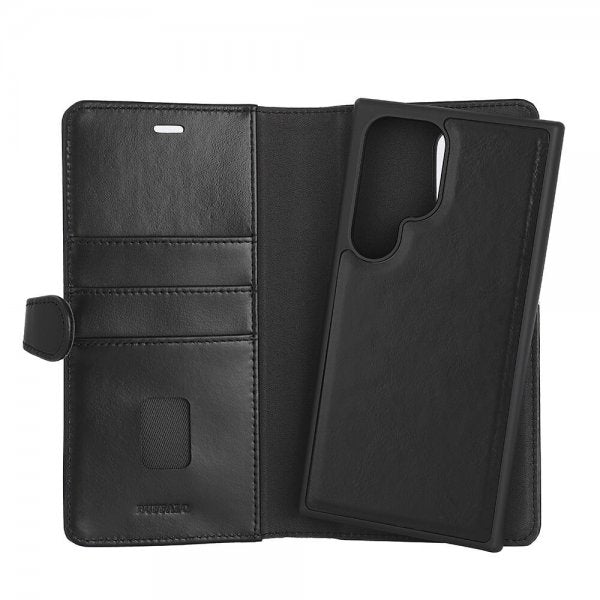 Buffalo Samsung Galaxy S24 Ultra Cover 2-i-1 Aftagelig Pung Sort