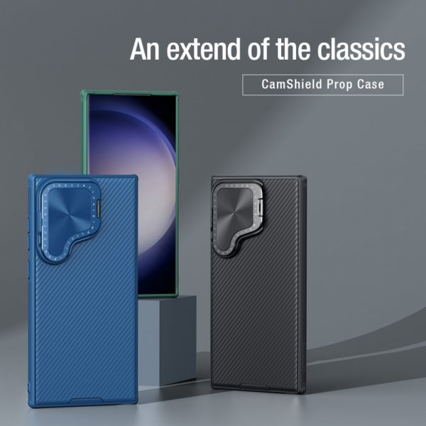 Nillkin Samsung Galaxy S24 Ultra Cover CamShield Prop Blå