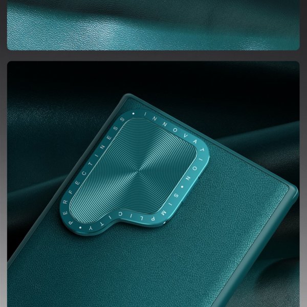 Nillkin Samsung Galaxy S24 Ultra Cover CamShield Prop Leather Blå
