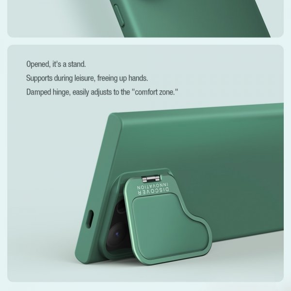 Nillkin Samsung Galaxy S24 Ultra Cover CamShield Silky Prop Grøn