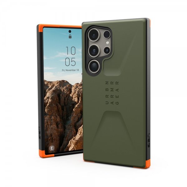 Urban Armor Gear (UAG) Samsung Galaxy S24 Ultra Cover Civilian Olive Drab