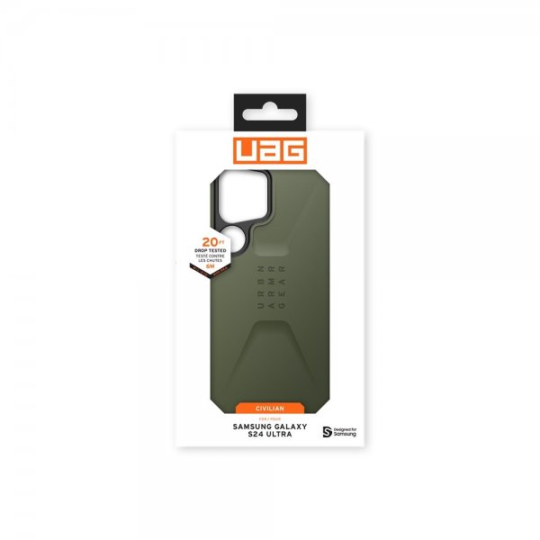 Urban Armor Gear (UAG) Samsung Galaxy S24 Ultra Cover Civilian Olive Drab