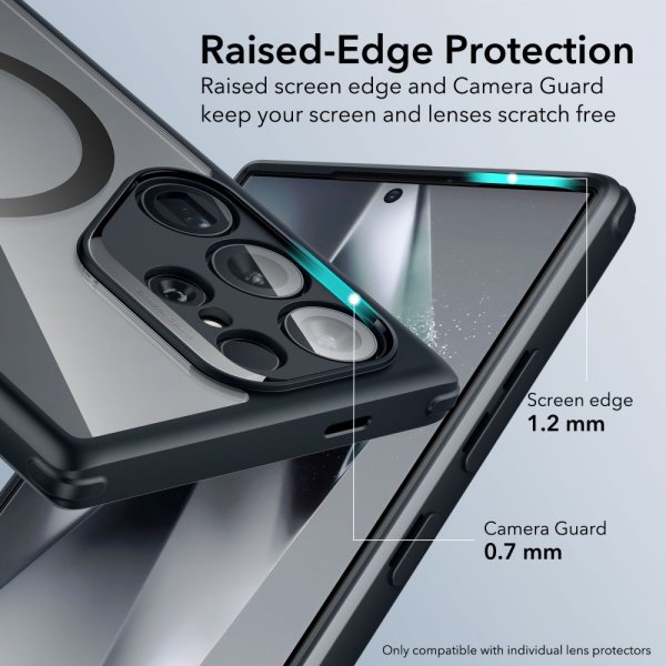 ESR Samsung Galaxy S24 Ultra Cover Classic Hybrid HaloLock Clear Black