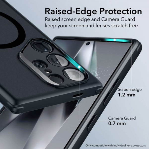 ESR Samsung Galaxy S24 Ultra Cover Classic Hybrid HaloLock Frosted Black