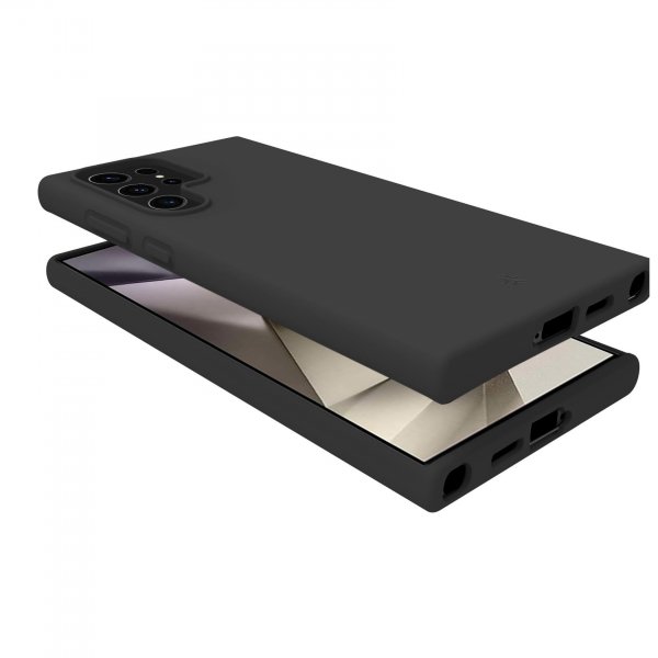 Celly Samsung Galaxy S24 Ultra Cover CROMO Sort