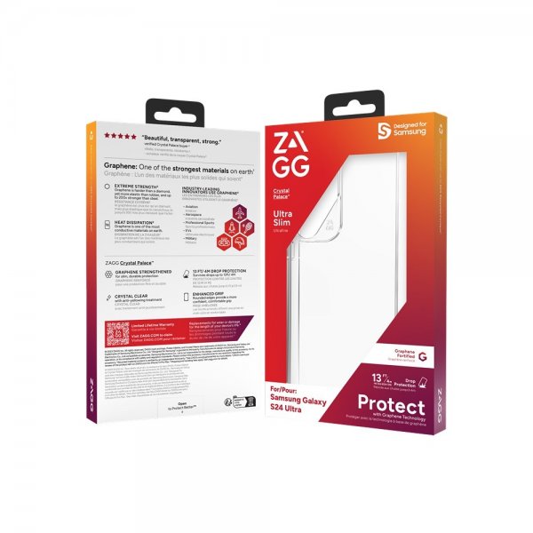 ZAGG Samsung Galaxy S24 Ultra Cover Crystal Palace Gennemsigtig