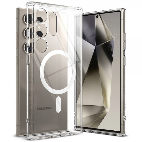 Ringke Samsung Galaxy S24 Ultra Cover Fusion Magnetic Clear