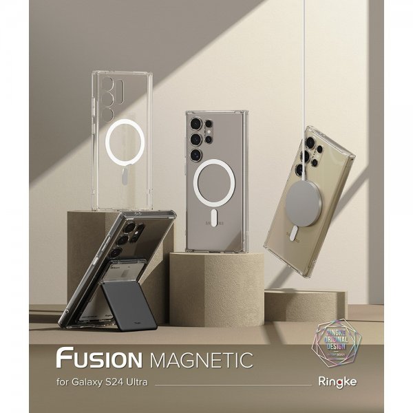 Ringke Samsung Galaxy S24 Ultra Cover Fusion Magnetic Clear