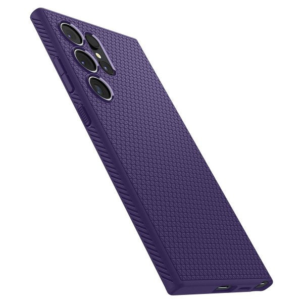 Spigen Samsung Galaxy S24 Ultra Cover Liquid Air Deep Purple