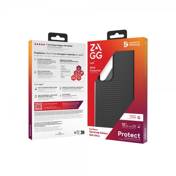 ZAGG Samsung Galaxy S24 Ultra Cover Luxe Sort