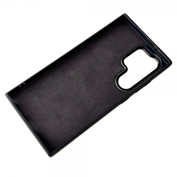 Samsung Galaxy S24 Ultra Cover med Indbygget Display E Ink Case Sort