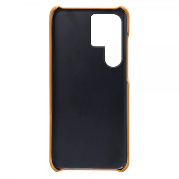 Samsung Galaxy S24 Ultra Cover med to Kortlommer Lysebrun