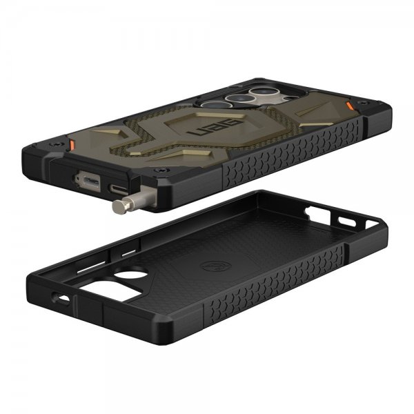 Urban Armor Gear (UAG) Samsung Galaxy S24 Ultra Cover Monarch Kevlar Element Green