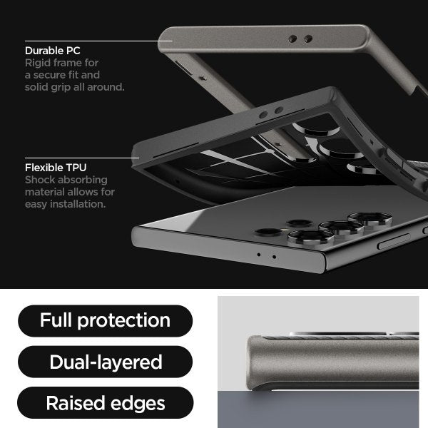 Spigen Samsung Galaxy S24 Ultra Cover Neo Hybrid Gunmetal