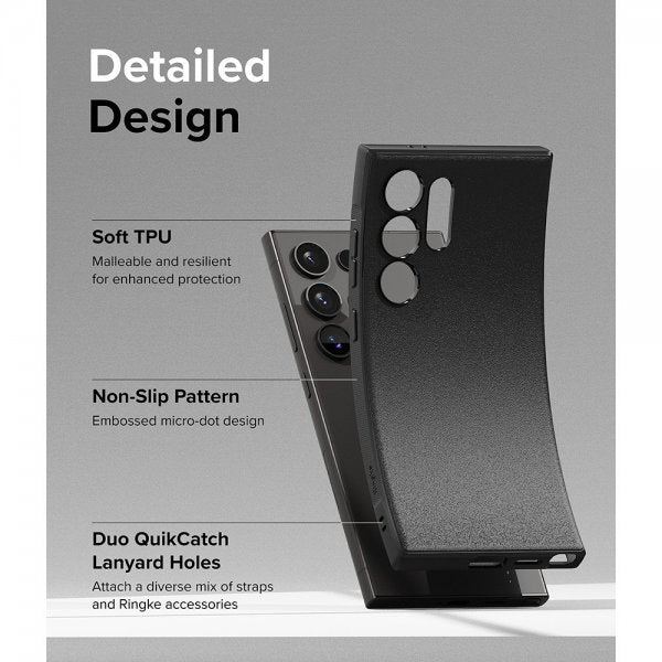 Ringke Samsung Galaxy S24 Ultra Cover Onyx Sort