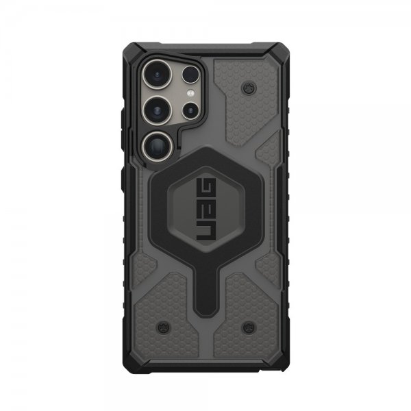 Urban Armor Gear (UAG) Samsung Galaxy S24 Ultra Cover Pathfinder Clear MagSafe Ash