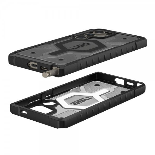 Urban Armor Gear (UAG) Samsung Galaxy S24 Ultra Cover Pathfinder Clear MagSafe Ice