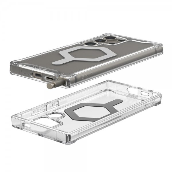 Urban Armor Gear (UAG) Samsung Galaxy S24 Ultra Cover Plyo Pro MagSafe Ice Silver