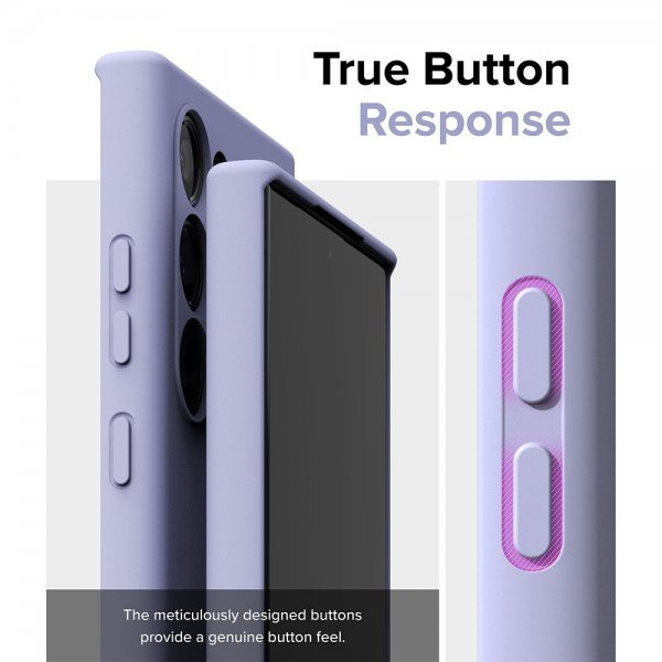 Ringke Samsung Galaxy S24 Ultra Cover Silicone Magnetic Lavender