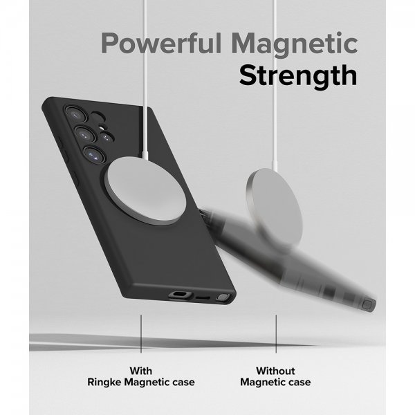 Ringke Samsung Galaxy S24 Ultra Cover Silikone Magnetic Sort