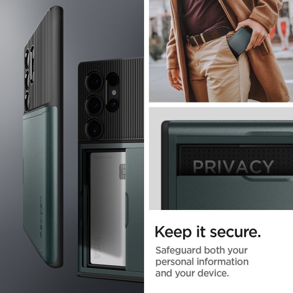 Spigen Samsung Galaxy S24 Ultra Cover Slim Armor CS Abyss Green