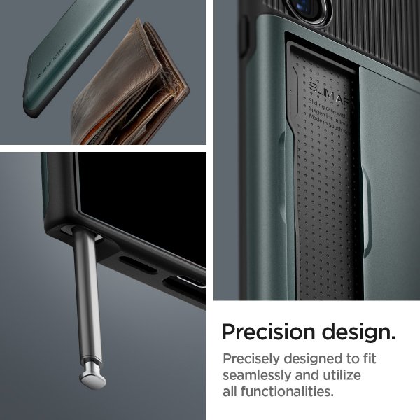 Spigen Samsung Galaxy S24 Ultra Cover Slim Armor CS Abyss Green