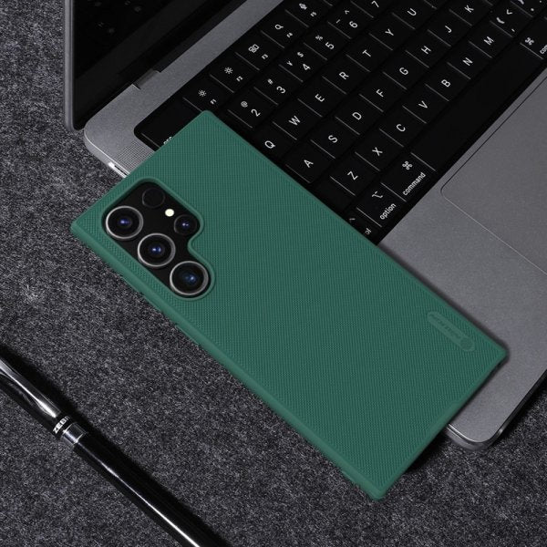 Nillkin Samsung Galaxy S24 Ultra Cover Super Frosted Shield Pro MagSafe Grøn