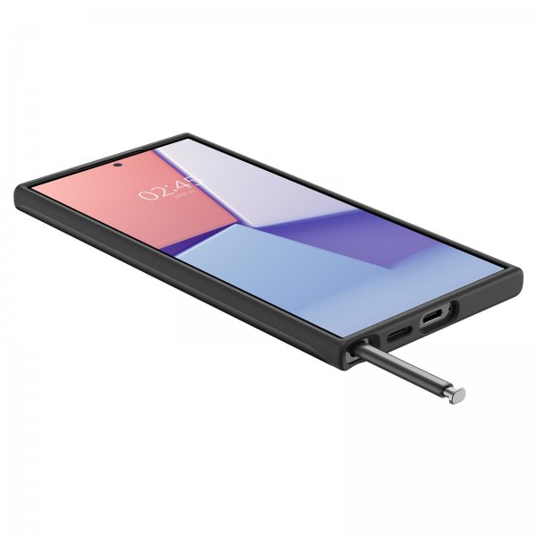 Spigen Samsung Galaxy S24 Ultra Cover Tynd Pasform Sort