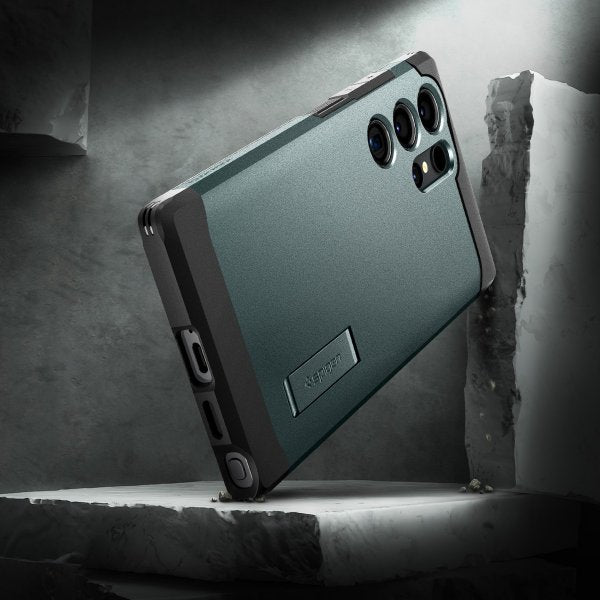 Spigen Samsung Galaxy S24 Ultra Cover Tough Armor Abyss Green